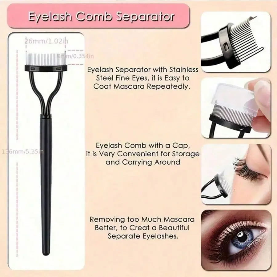 Eyelash Brush & Curler Set.