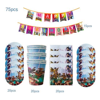 Roblox Birthday Party Supplies