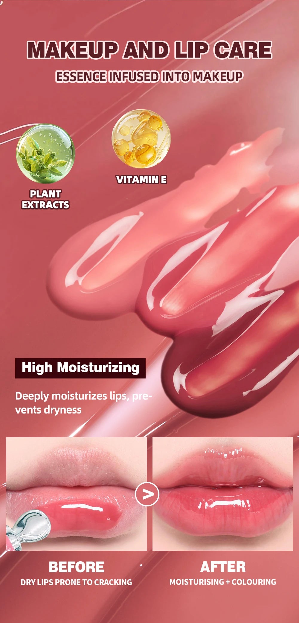 Pearl Glitter Lip Gloss.