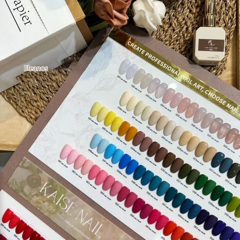 Eleanos 120 Colors Gel Nail Polish Set With Color Card Easy Soak Off 15ml TPO Free UV LED Gel Polish Nail Kit Nail Salon
