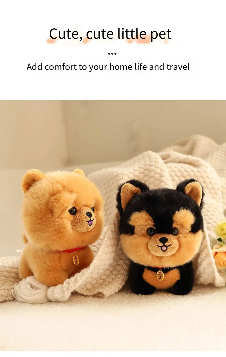 Birthday Gift Cute Puppy Doll Plush Toy Husky Doll Corgi Doll Simulation Animal Plush Doll Children Toy Gift