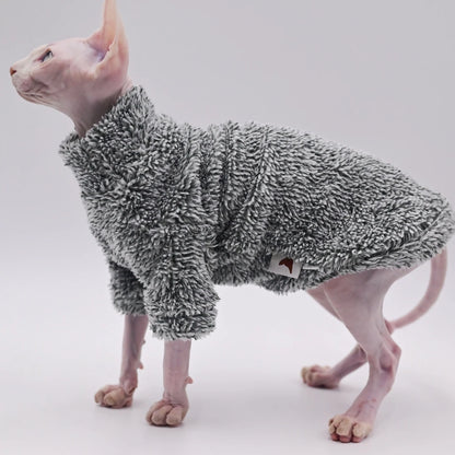 Camouflage Winter Coat for Sphynx Cats 🐱❄️