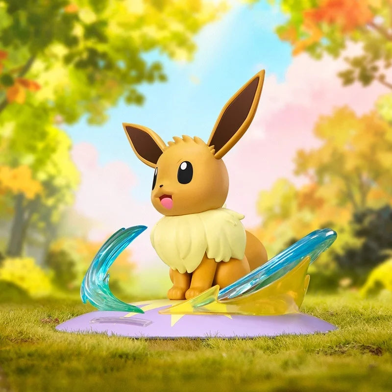 Anime Pokemon Umbreon Eevee Espeon Funism Original Action Figures Home Collection Model Desktop Ornaments Toys Birthday Gifts
