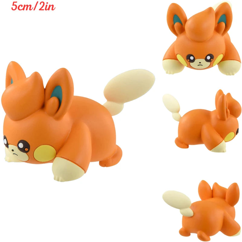 Original TAKARA TOMY Pokemon Figure Toys Mimikyu Maushold Lapras Charizard Umbreon Sylveon Vaporeon Model Dolls Birthday Gifts