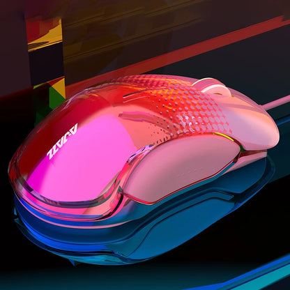AJAZZ AJ358 Wired Gaming Mouse, PMW3325 Sensor, 10000 Adjustable DPI, Hollow Breathable Ergonomic Computer Mouse