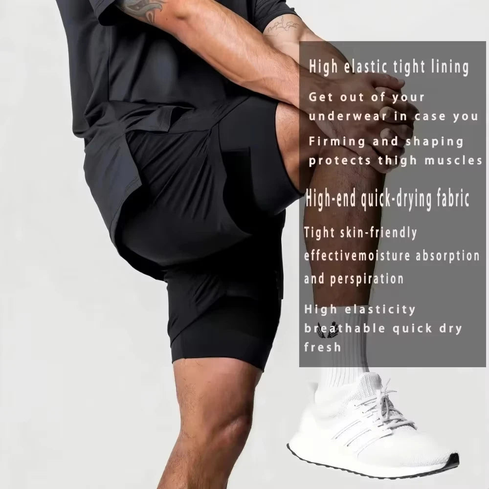 2025 Pokémon Japanese Anime Game Merchandise Double Shorts Latest Men Trend Breathable Sports Five-point Shorts