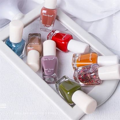 40 Colors Water-Based Nail Polish