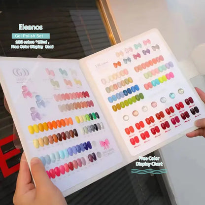 Govandi 132 Color Gel Nail Polish Set With Color Chart Gellak Varnishes Set Soak Off UV Gel Polish Nail Art Salon 15ML