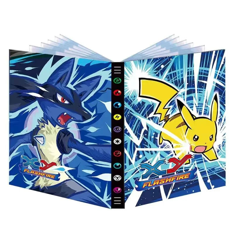 Pokemon Transparent Card Binder Album 4 Pocket 9 Pocket