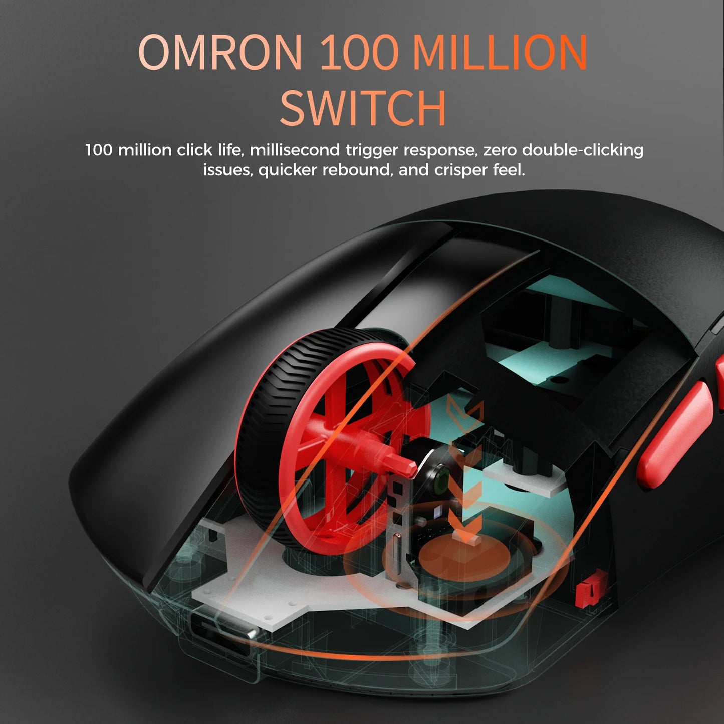 DAREU Tri-mode Wireless 8Khz Gaming Mouse 2.4G Wired 35g Lightweight 30000 DPI AIM-750 Sensor Macro Gamer Mouse Accessories