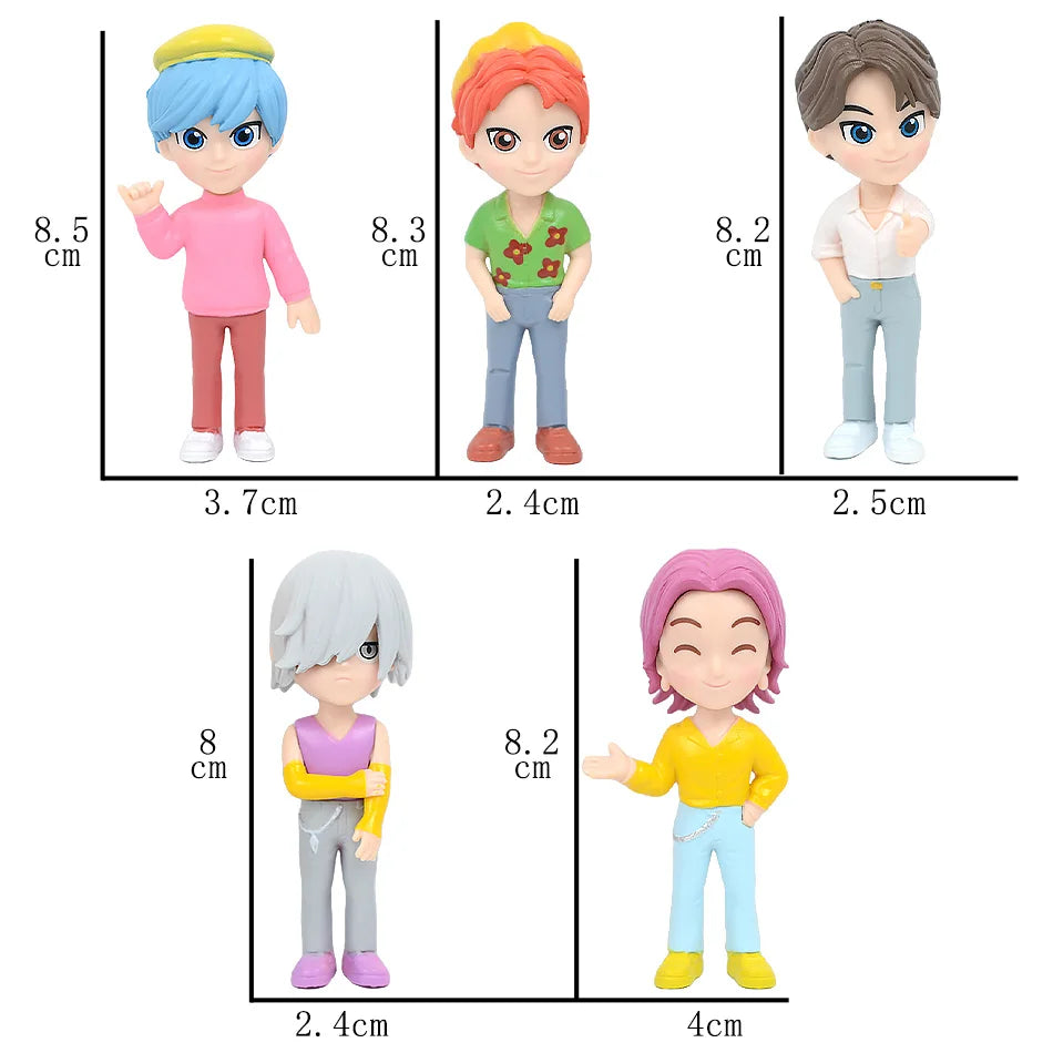 HOT Anime Kpops Demon Hunters Figure Rumi Zoe Mira anime polyvinyl chloride character collection desktop trinkets Childrens gift
