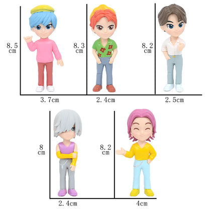 HOT Anime Kpops Demon Hunters Figure Rumi Zoe Mira anime polyvinyl chloride character collection desktop trinkets Childrens gift