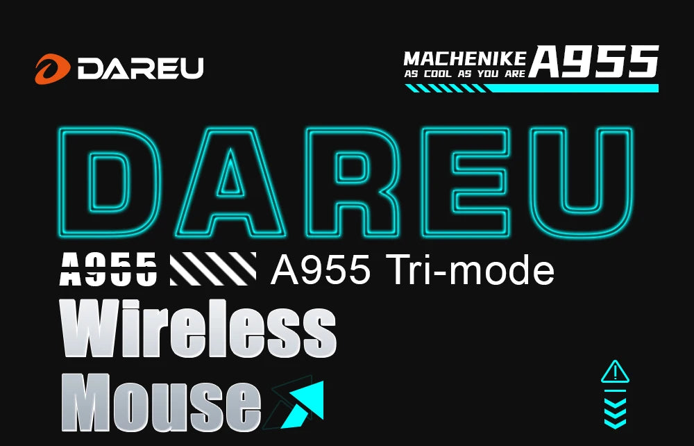 DAREU PC Gamer Mouse 12000DPI RGB Tri-mode Wireless Bluetooth Mice with Charging Dock AIM-WL Sensor for Laptop PC