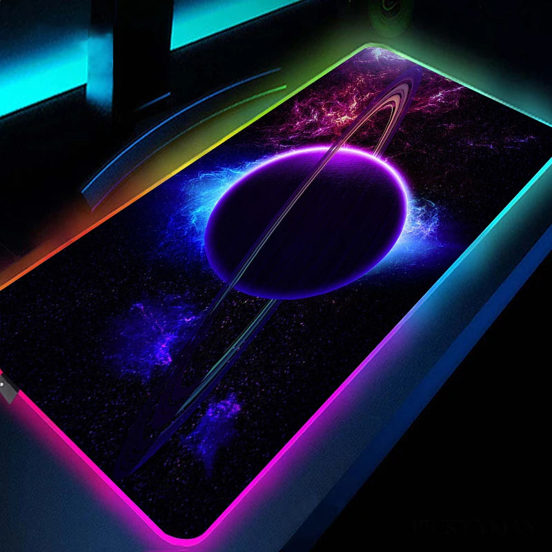 CosmicGlow RGB Desk Mat