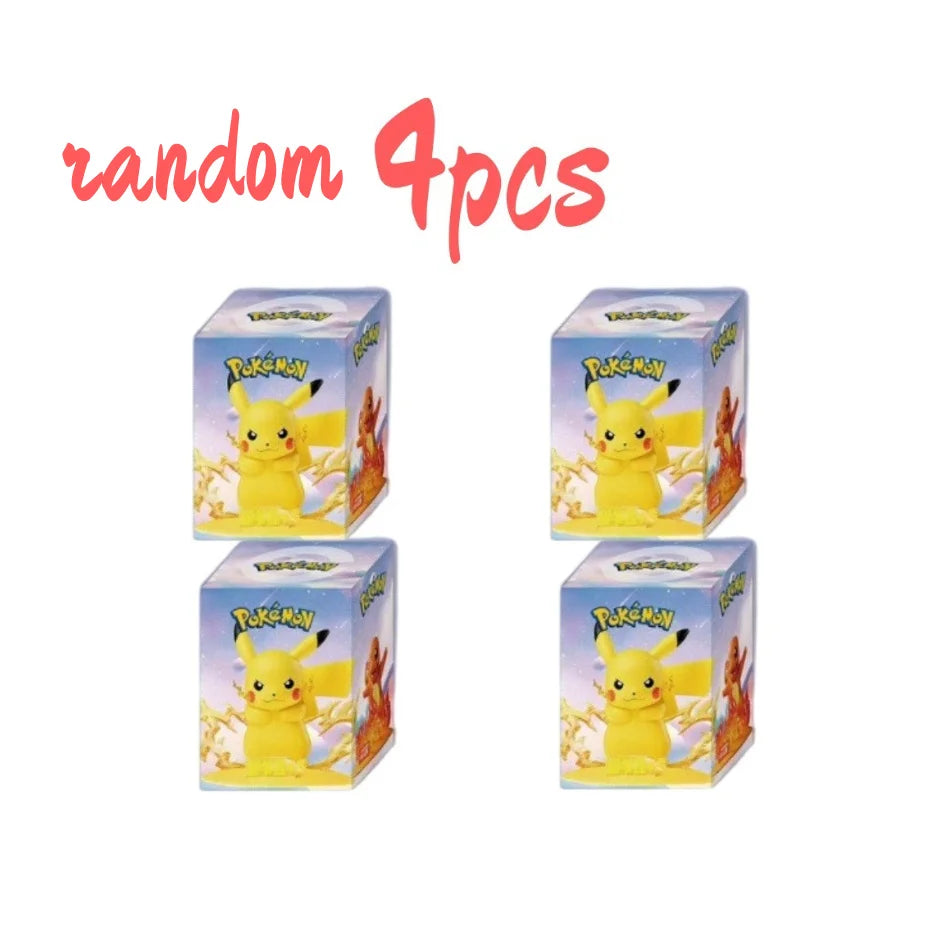12 style Pok é mon Doll Pikachu Blind Box Anime Models Desktop Decorations Action Figure Collection Pok é mon Toys Birthday Gift