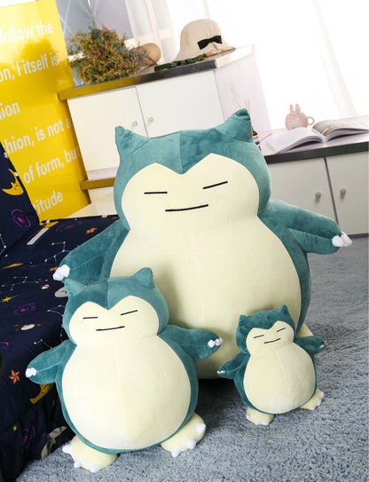 30/50cm Pokemon Snorlax Plush Toys Cartoon Japan Anime Monster Elf Plush Doll Soft Stuffed Animal Doll Birthday Gift For Girls