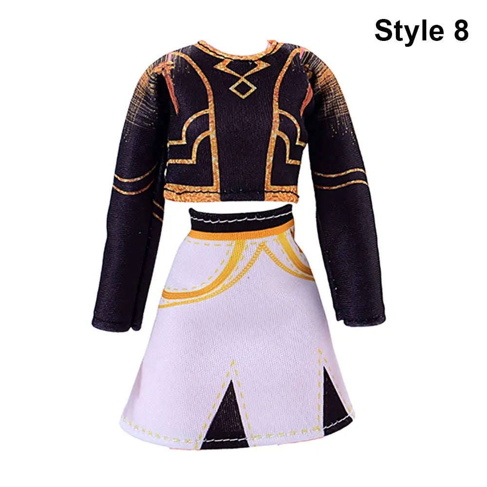 1Pcs Sweet 30cm Size 1/6 BJD Skirt Changing Dress DIY Doll'S Lolita Dress Replace Kids Gift Doll Dress Up Doll Clothing