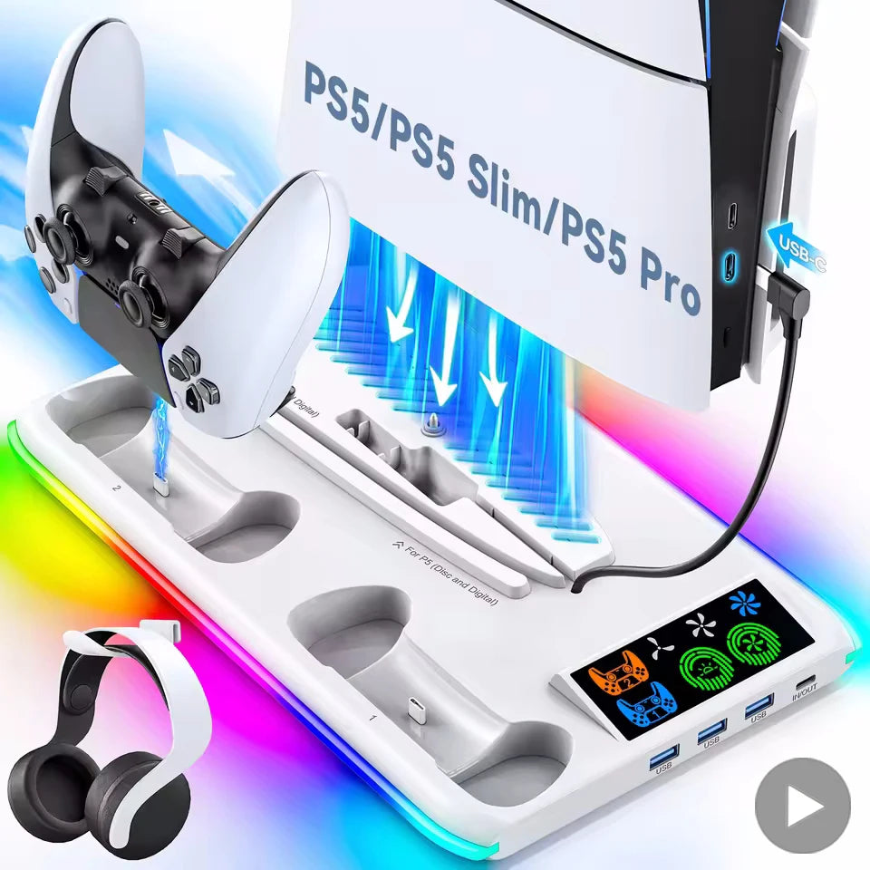 PS5 RGB Cooling Stand