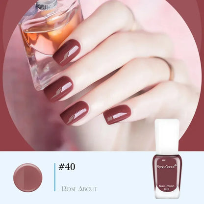 40 Colors Water-Based Nail Polish