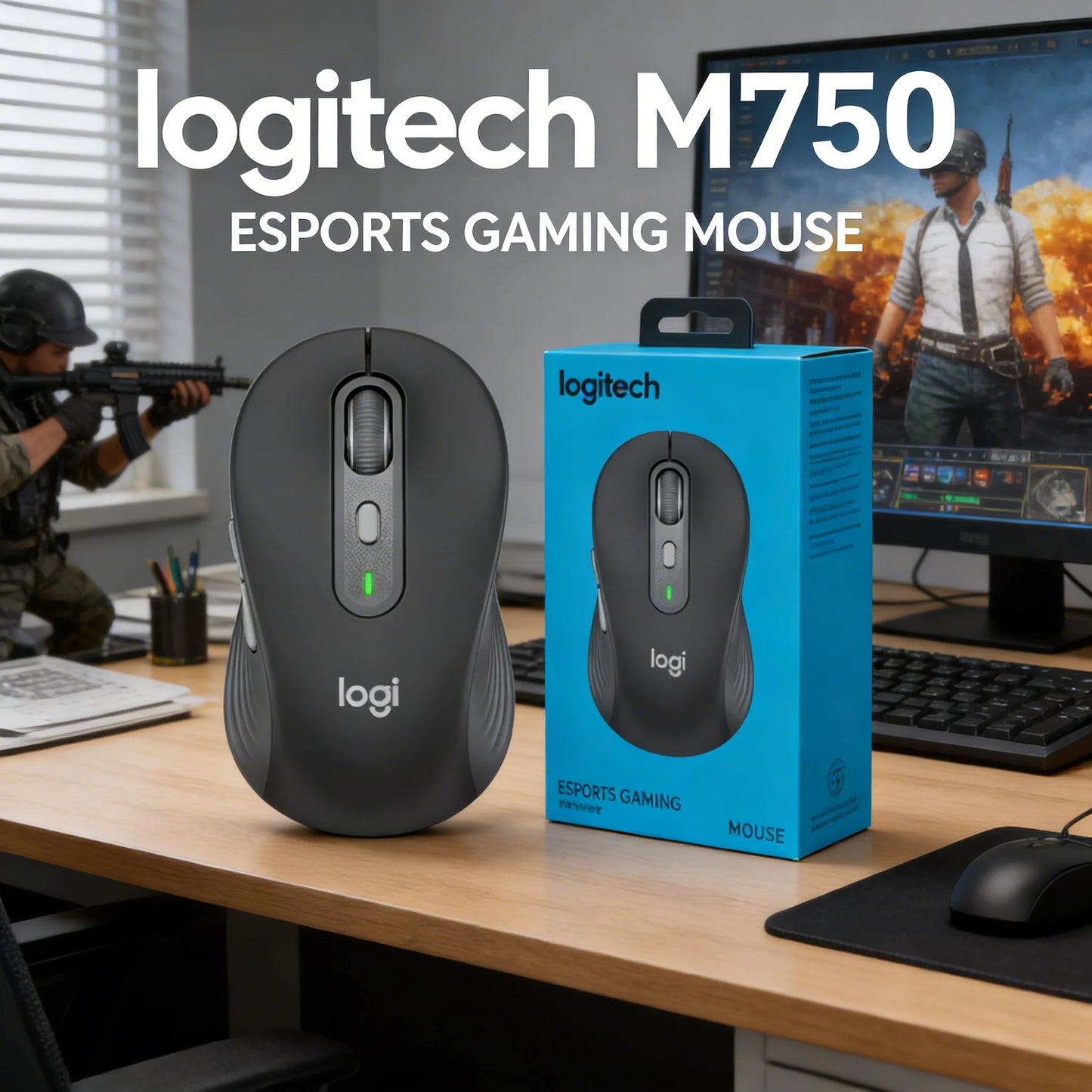 Logitech G309 Kamisato Ayaka Special Edition Wireless Bluetooth Dual-Mode Esports Mouse Hybrid Switches+G102/G203/G304/G305/M220