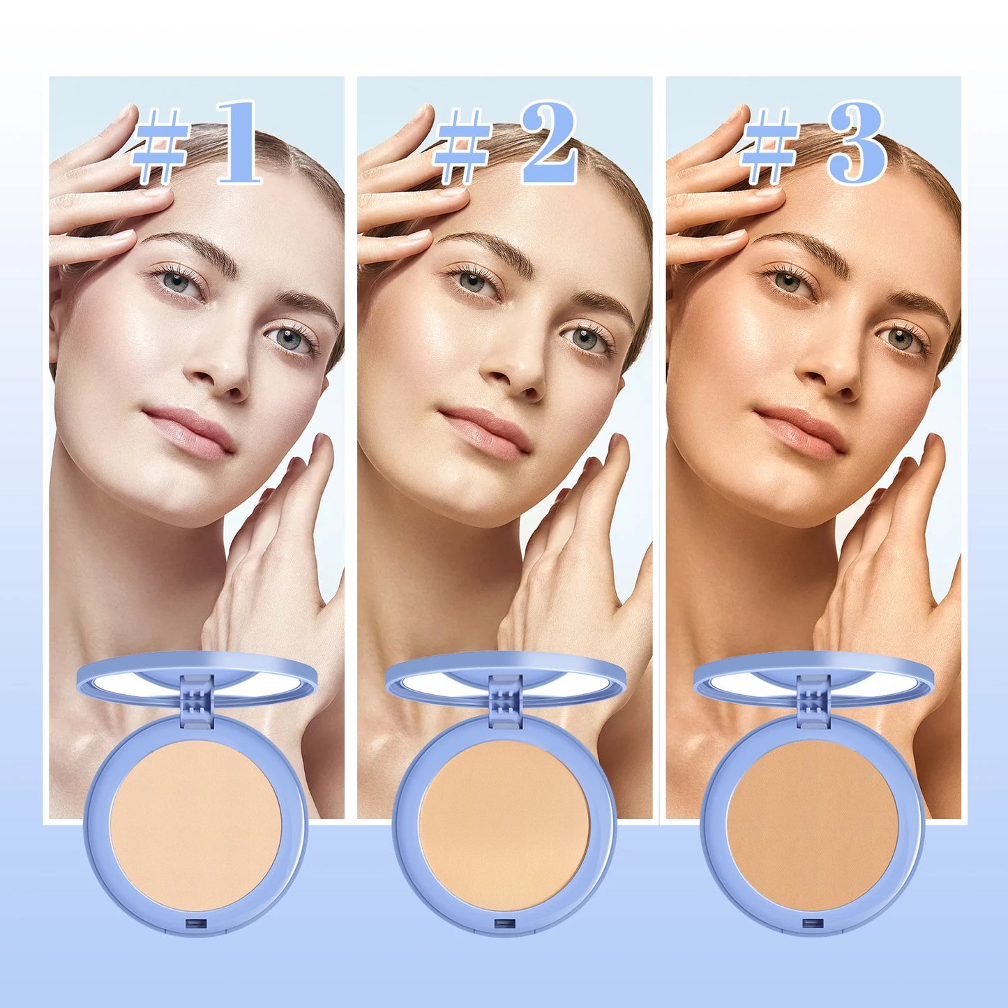 Matte Face Setting Powder Oil Control Waterproof Pore Blurring Makeup Finish  Full Coverage Loose Powder for Oily Skin