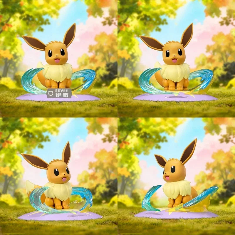 Anime Pokemon Umbreon Eevee Espeon Funism Original Action Figures Home Collection Model Desktop Ornaments Toys Birthday Gifts