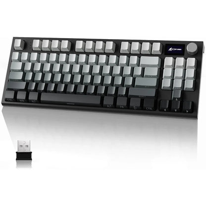 ATTACK SHARK K86 RGB 75% Wireless Gasket Mechanical Keyboard,3-Mode Bluetooth5.0/2.4G/USB-C Hot Swappable Gaming Keyboard