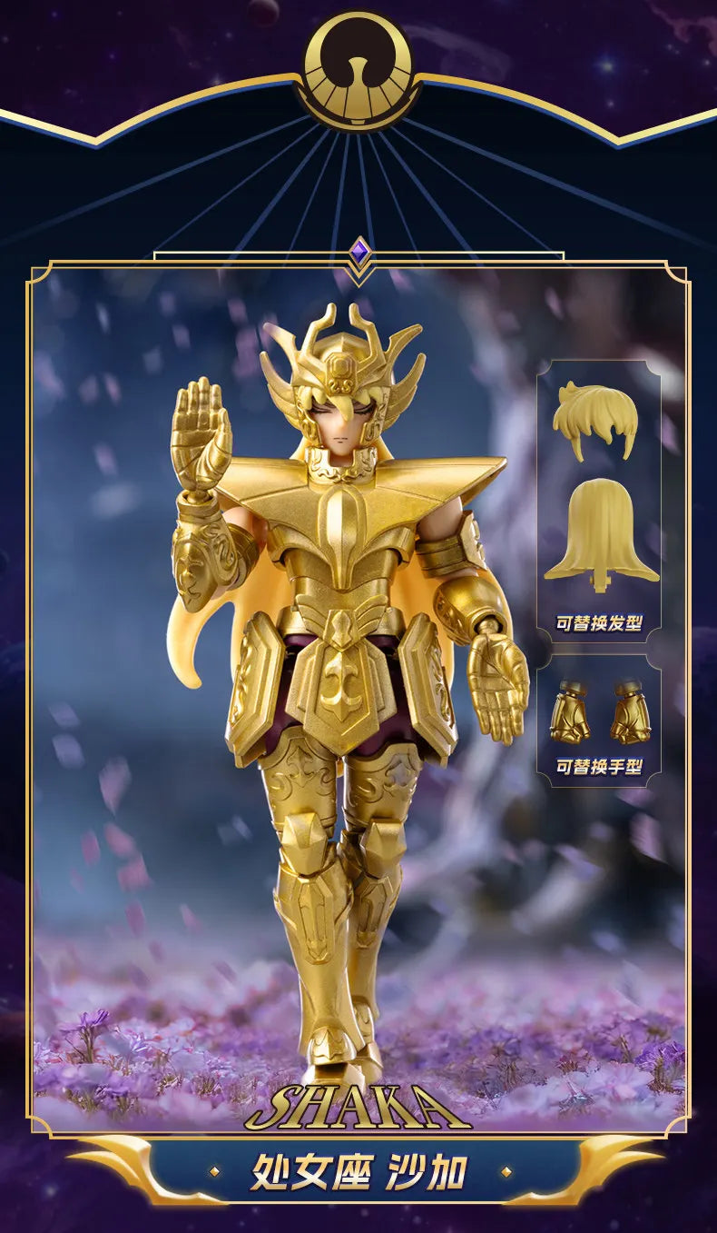 In Stock Saint Seiya GALAXY VERSION 04 Virgo Gemini Pisces SAGA Shaka Pegasus Phoenix Ikki Assembled Model Toys Gold Saint 01/02