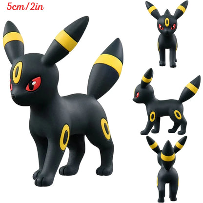 Original TAKARA TOMY Pokemon Figure Toys Mimikyu Maushold Lapras Charizard Umbreon Sylveon Vaporeon Model Dolls Birthday Gifts