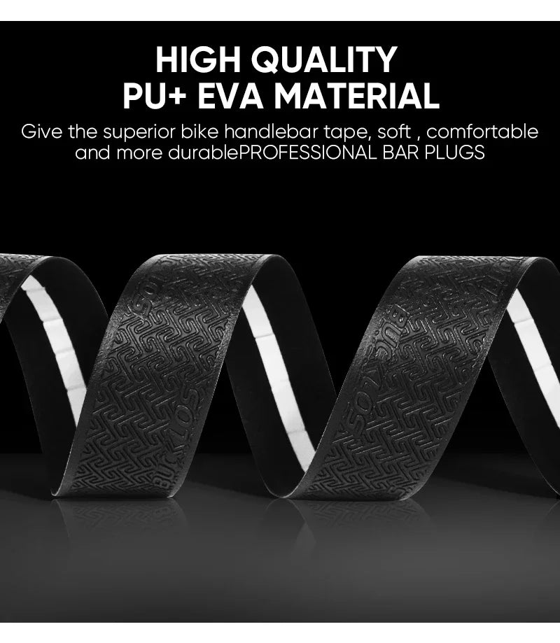 BUCKLOS Bicycle Handlebar Tapes Road Bicycle Handlebar Tape Anti-slip Waterproof Cycling Bar Wrap Road Bike Accessories