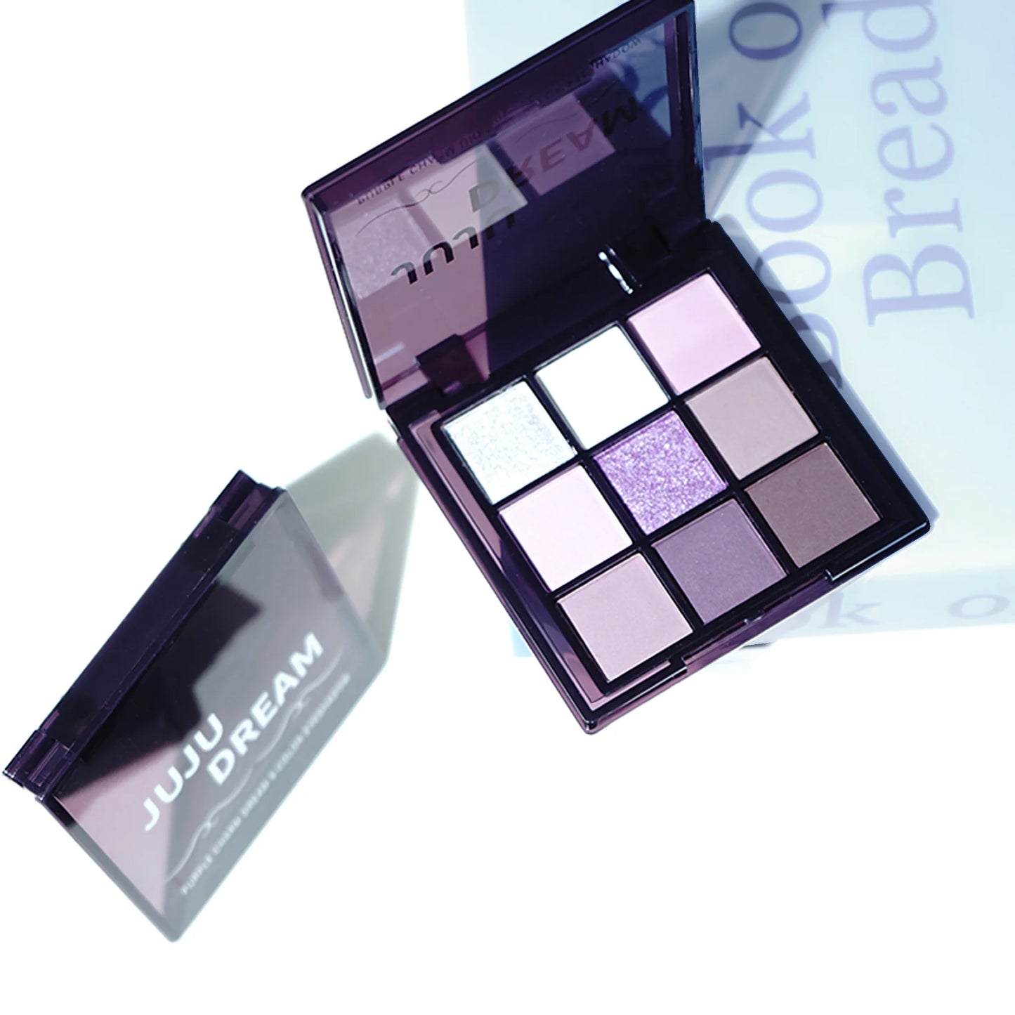 Purple charm dream girl nine-color eye shadow plate smoke purple low saturated pearl matte purple spicy multi-color eye shadow