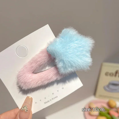 Y2K Star Hair Clips Set.