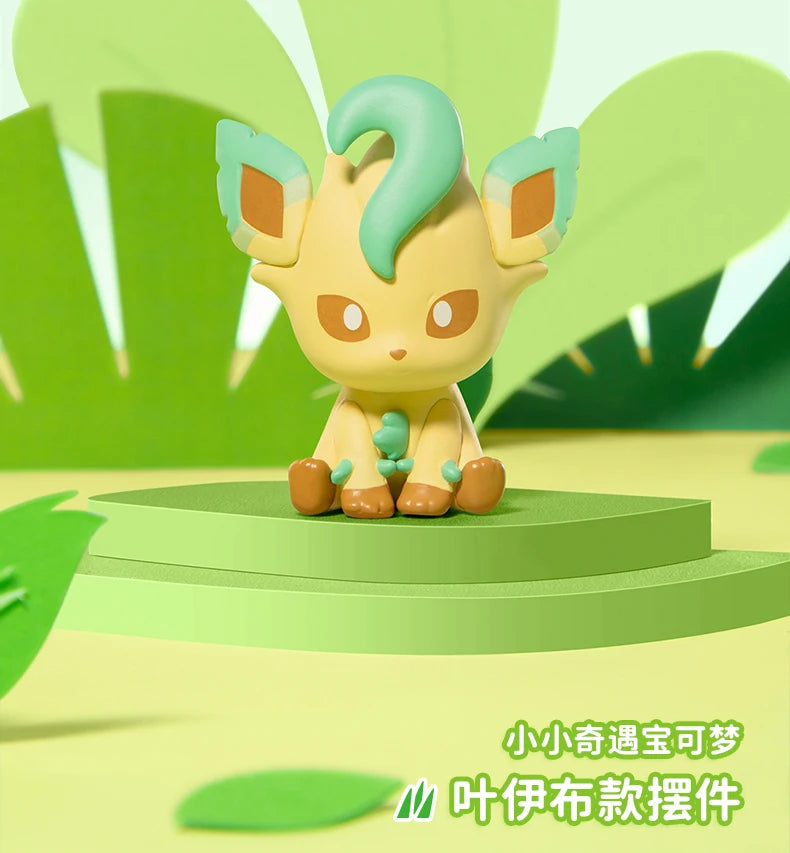 New in Stock Genuine Funism Pokémon Eevee Little Adventure Mini Figure Ornament  Animation Peripheral Gift