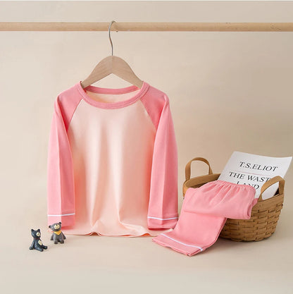 Kids' K-Pop HUNTRX Cotton Pajama Set: Long Sleeve Sleepwear for Girls & Boys