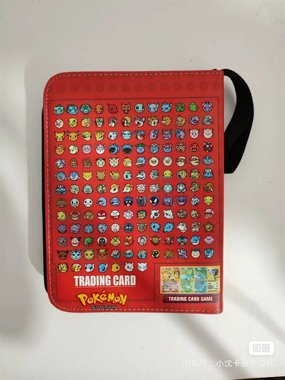Pikachu Cartoon Anime Battle Card Booklet Zipper