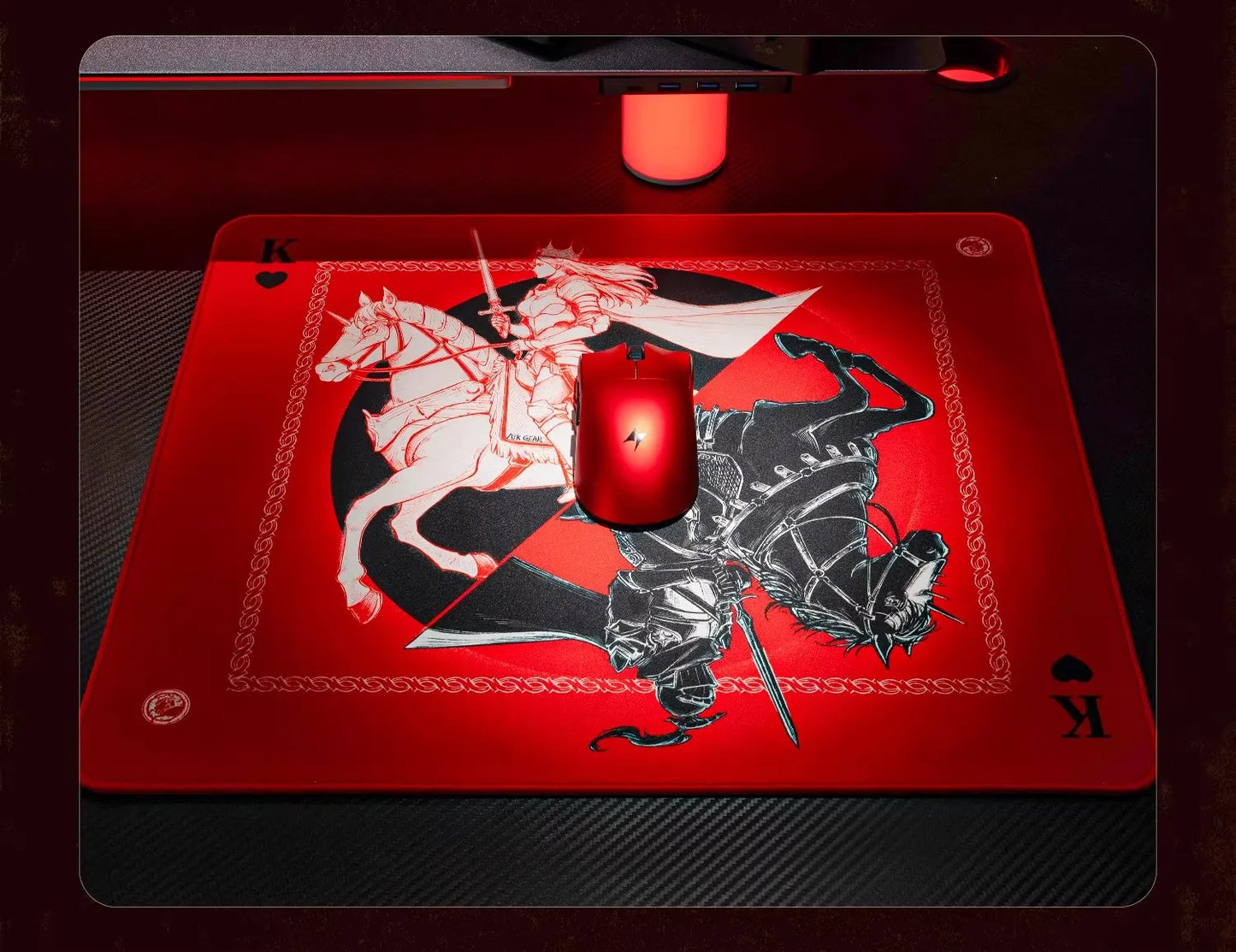 Atk Warhorse Mousepad Illustrator New Year'S Limit E-Sports Mouse Pad Microfiber Fabric 4mm Mice Pad Pc Gamer Accessories Gifts