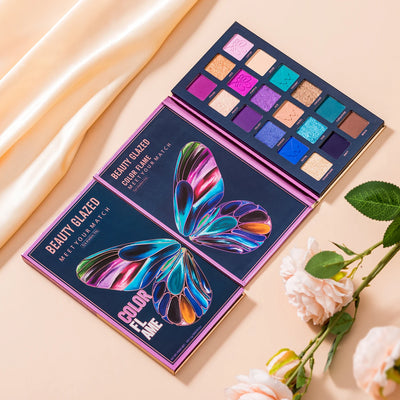 Professional 8+ Color Silk Eyeshadow Palette | Waterproof & Natural Finish (27g)