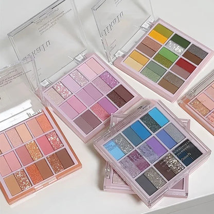 18 Color Pearl Matte Palette