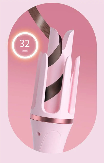 Fully Automatic Curling Iron Anti-Tangle Hair Curler with Negative Ions Latest Curling Wand Hair Curler for long-lasting styling
