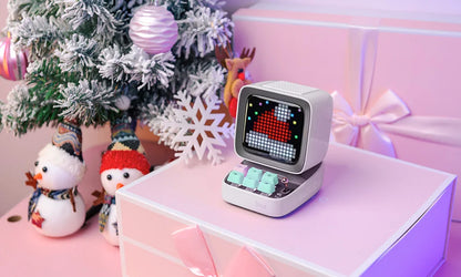 Divoom Ditoo-Pro Speaker Mini Retro Pixel Art Bluetooth Portable Alarm Clock DIY LED Display Board Cute Gift Vintage 블루 투 스 화자