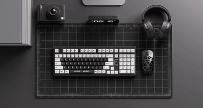 MCHOSE x Unbox Therapy - UT98 Mechanical Keyboard Wireless Quiet Offices KeyboardRGB Backlit Customized Gaming Silent Keyboard