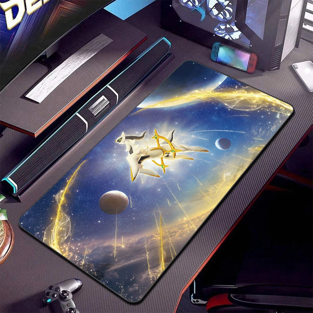 Cartoon HD Print Psyduck Anime Mouse Pad Large Gamer Keyboard Pokemon Desk Mouse Mats Gaming Notebook Office Convenient Mousepad
