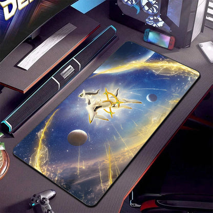 Cartoon HD Print Psyduck Anime Mouse Pad Large Gamer Keyboard Pokemon Desk Mouse Mats Gaming Notebook Office Convenient Mousepad