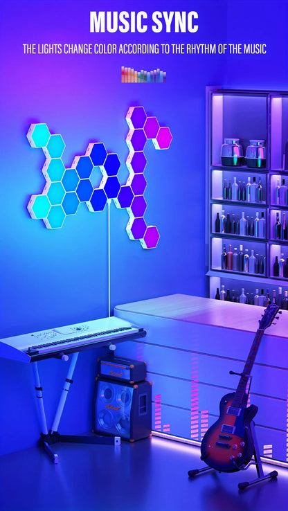 RGB Hexagon Wall Light 🔷🌈
