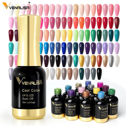 Venalisa TPO FREE Tempered Top Coat Nail Paint Gel Platinum Gel Polish Nail Soak Off UV LED Gel Polish Nail Lacquer Varnishes