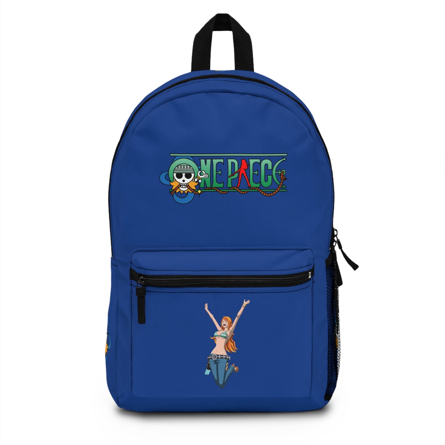 One Piece Anime Backpack Dark blue - Front View - Dobermen