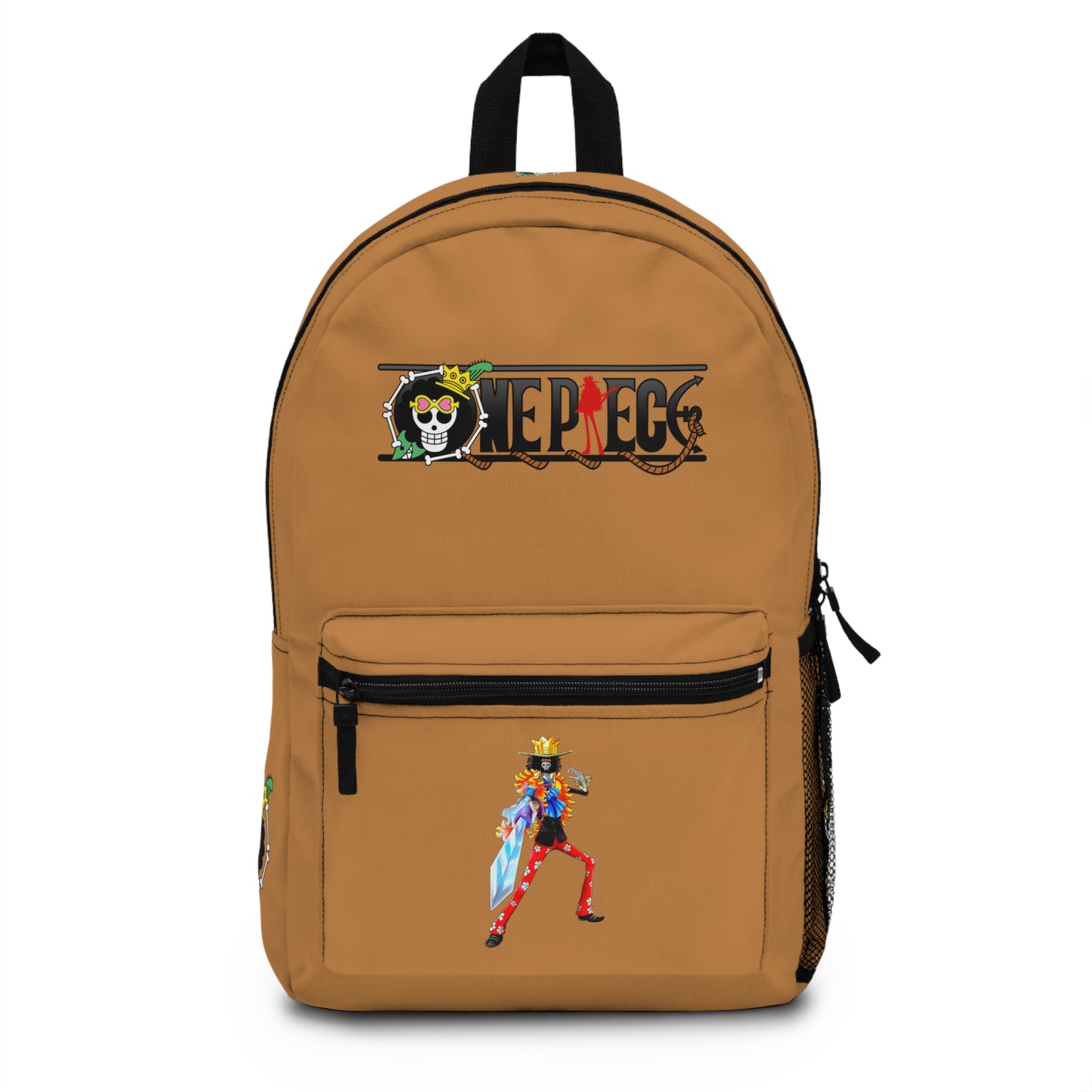 One Piece Anime Backpack Light brown - Front View - Dobermen