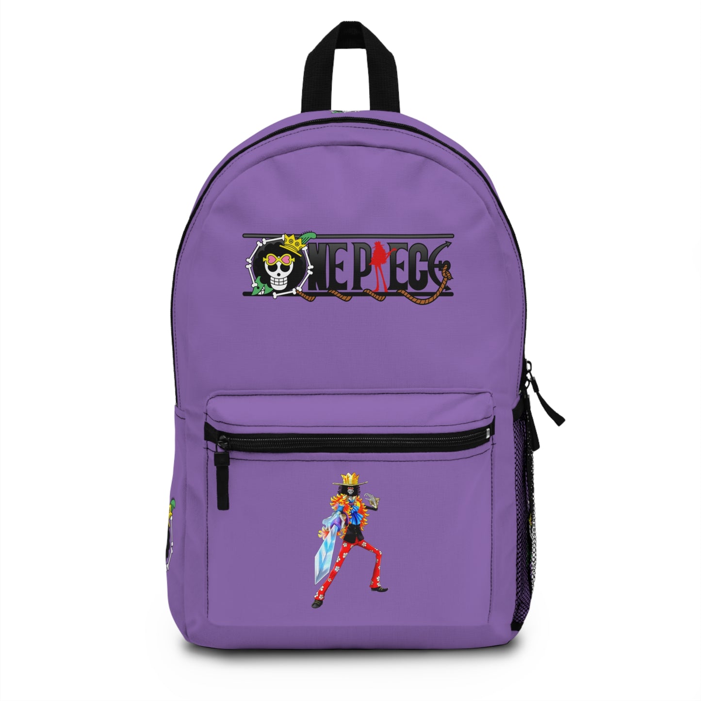 One Piece Anime Backpack Light purple - Front View - Dobermen