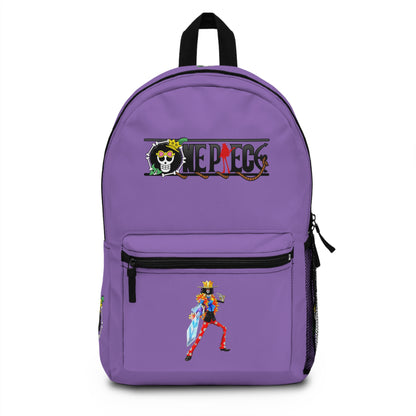 One Piece Anime Backpack Light purple - Front View - Dobermen