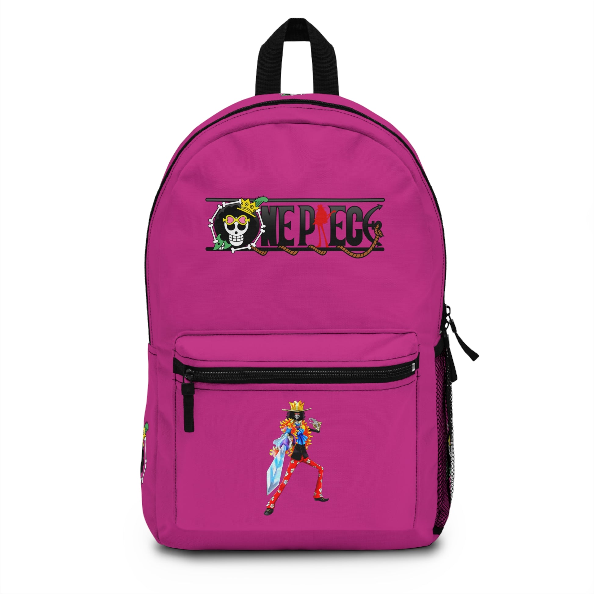 One Piece Anime Backpack Pink - Front View - Dobermen
